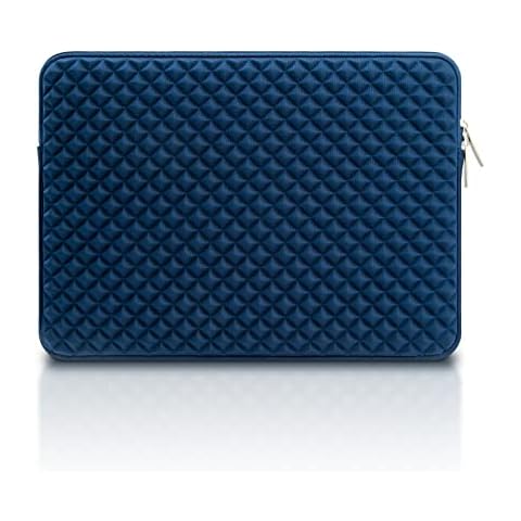 YINHANG 13 Inch Laptop Sleeve Case for 14" MacBook Pro A2442 2021, 13" MacBook Air/Pro M2 M1 Chromebook Notebook, 13.5" Surface Laptop 2/3/4/5, Protective Shockproof Neoprene Computer Cover, Navy Blue Cover