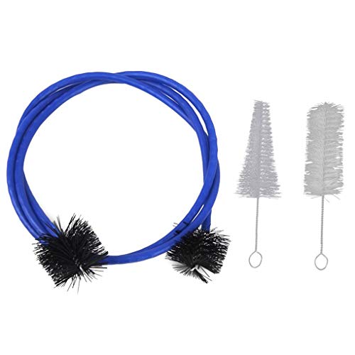 3pcs / set Trumpet Manutenção Limpeza Kit Horn Trombone Tuba Válvula Bocal flexível Brushes Kit