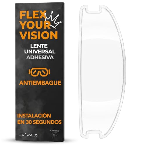 Everalo Lente Antivaho Universal para Visera Casco Integral, Jet, Modular