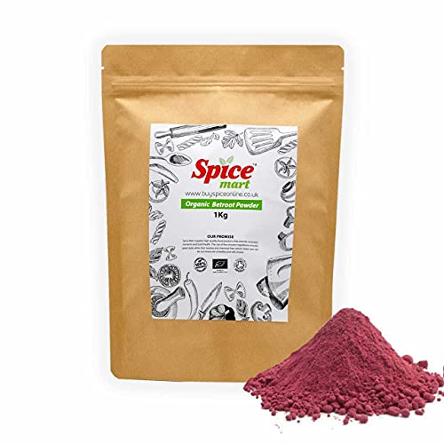 Organic Dried Beetroot Powder Premium Quality Free P&P Certified by Soil Association (50g)