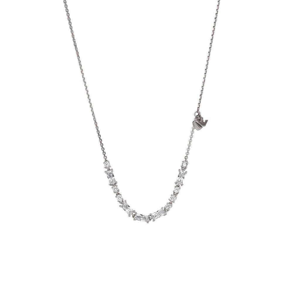 Emporio Armani Women's Sterling Silver lobster clasp closure necklace