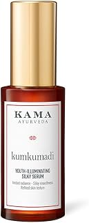 KUMKUMADI YOUTH-ILLUMINATING SILKY SERUM 30 ML | Brightening Face Serum| With Kumkumadi Oil & Hyaluronic Acid Price In India