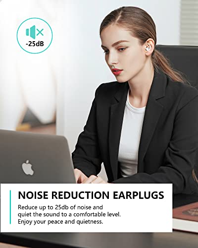 SUPCEAT-Ear-Plugs-for-Sleeping-Noise-Canceling-2-Pairs-ReusableWashable-Earplugs-Sound-Blocking-Sleeping-Soft-Silicone-Noise-Reduction-Ear-Plug-for-Sleep-Music-Parties-Festivals-ConcertsWhite