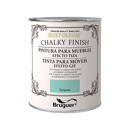 Rust-Oleum Bruguer Pintura Chalky Finish Turquesa 125 ml