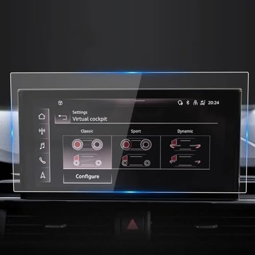 Film protecteur voiture pour écran GPS A4 A5 S5 verre trempé automobile 2021 2022