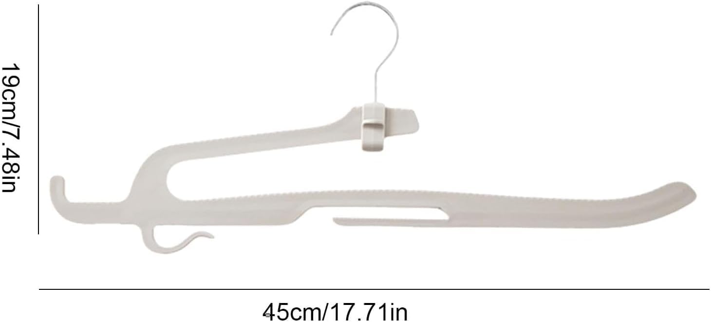 Pants Hanger Space Saving, Solid Wood Non-Slip Pants Hanger, Multifunctional 1 Layer Closet Pants Hanger for Closet Storage Pants Hanger 2PCS D0D3025