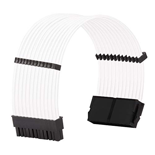 Kit di Prolunga di Cavo ATX Intrecciato, 6pcs 18 AWG 30 cm Prolunga di Cavo per Alimentazione 24Pin 8Pin 6Pin 4+4 Pin 6+2 Pin Cavo di Alimentazione PSU con Pettini - Alimentatore - Immagine 5