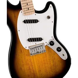 Squier Sonic Mustang MN 2-Color Sunburst – Guitare Électrique - Les Beatles, Paul McCartney, John Lennon, RIngo Starr, George Harrison Squier Sonic Mustang MN 2-Color Sunburst - Guitare Électrique – Image 3