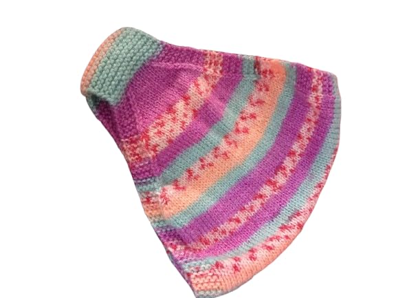 Handmade Knitted Ear Warmers, Multicolor Striped Pattern, Winter Headband, Soft Knit Ear Protection-image-15