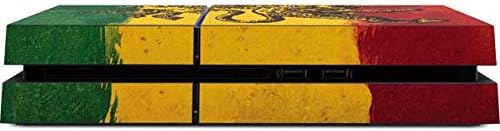 Skinit Decal Gaming Skin for PS4 Console - Originally Designed The Lion of Judah Rasta Flag Design