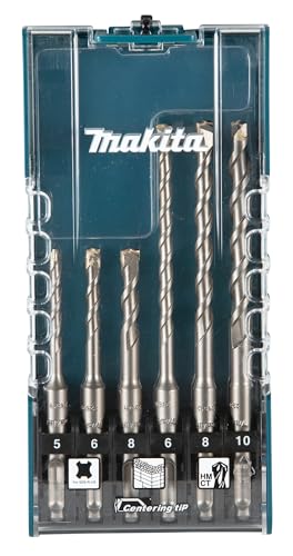 Makita E-15730 SDS-PLUS Lot de 6 forets à maçonnerie