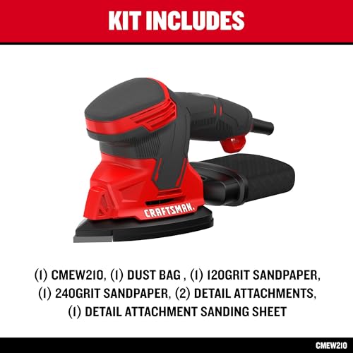 Craftsman CMEW210 Detail Sander, Corded Mouse Sander thumb #5
