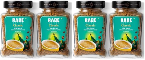 Image of Rage Coffee Premium Silk Blend Classic Coffee Powder - 60g X 2 | Fuel Your Day with Plant-Based Vitamin Instant Coffee Powder for Enhanced Fitness, Energy, and Focus | Hot and Cold Coffee - 120g