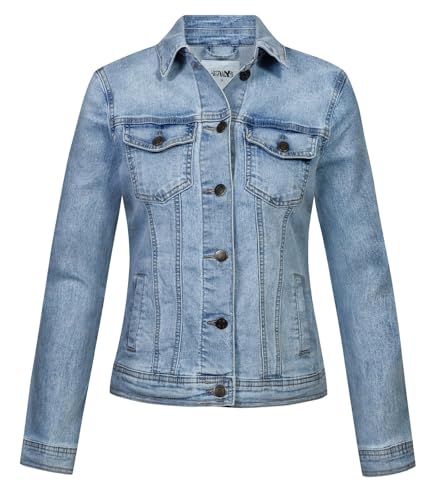 Hailys LS C DJK Ma44cy Frauen Jeansjacke blau XXL 77% Baumwolle, 21% Polyester, 2% Elasthan Streetwear