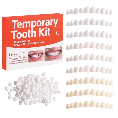 Tooth Repair kit for Filling The Missing Broken Tooth and Gaps-Moldable Fake Teeth and Thermal Beads Replacement Kit for Women and Men