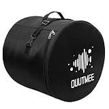OUUTMEE Bass Drum Bag For Tom 22”X18”/24”X18”/20”X18” Luxurious Padded Travel Drum Case Gig Bag With