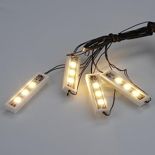 BrickBling 1 Pack-4in1 Warm White LED Lights, USB Powered DIY Light Compatible with Lego Bricks by BrickBling - Used condition - Image 2