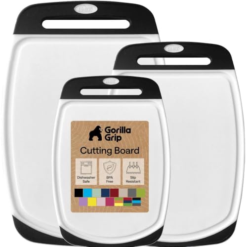 GORILLA GRIP Cutting Board, Slip Resistant and Nonporous, BP...