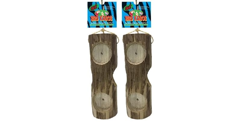 Brinquedo para Aves BIRD KABOB Ole de Yucca Desfiável Suspenso Pacote com 2