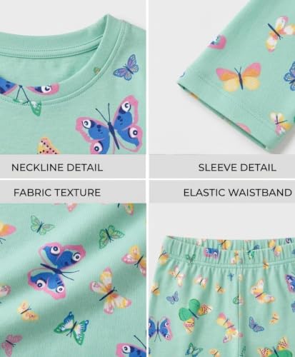 Image of Anthrilo Pure Cotton Printed Pyjama Set for Girls | Sleepwear | Night Suit, Night Wear | Long Sleeves T-Shirt & Pyjama | Regular Wear | 0-14 Years