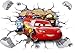 Kibi Stickers Muraux Cars 3D Disney Wall Decal Enfants Chambre Bébé Décoration Autocollants Muraux Cars Disney stickers Muraux Personnalisé Stickers Mural 3d Stickers Muraux Fenêtre Amovible