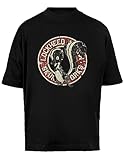  Skunk Works ADP 1943 Unisex Camiseta Holgada Mangas Cortas Hombre Mujer Negra Baggy T-Shirt Short Sleeves Black