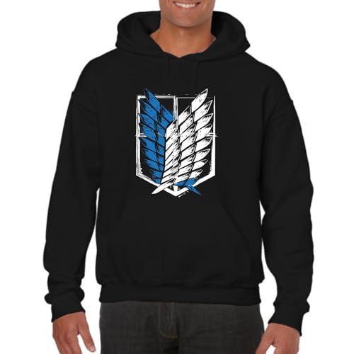 the Fan Tee Sudadera Adulto con Capucha de Hombre Dibujos Animados Titan Titan 018 L