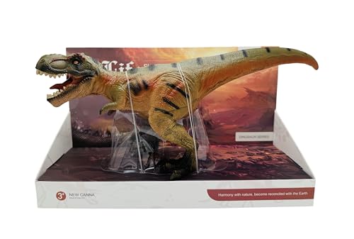 Tyrannosaurus Rex Red Soft Dinosaur Toy Figure for Kids - Realistic Dinosaur with Safe, Soft Material - Educational and Fun Prehistoric Play for Boys and Girls