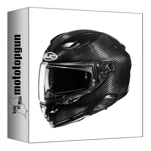 Casque HJC F71 Carbon intégral noir XXL avec ventilation maximale