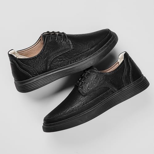 Men’s Casual Oxford Shoes: Elevator Shoes - 2.5" Taller Business Leather Dress Sneakers with Comfort Sole for Work & Daily Wear2