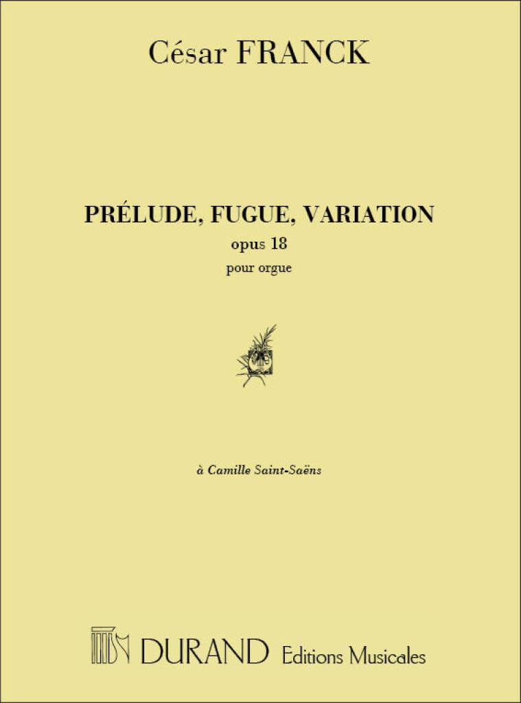 Prélude fugue variations - Orgue      Paperback – January 1, 2001