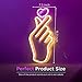 Finger Heart Neon Signs - Heart Thumb South Korean Novelty LED Neon Light for K-pop & K-drama Fans - Korean Saranghae Love Cute Symbol for Wall, Bedroom, Game Room Decor