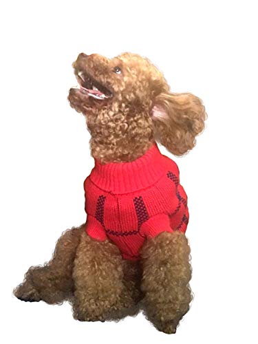 Upaw Turtleneck Dog Argyle Sweater For Small Dogs Cat #TOP6