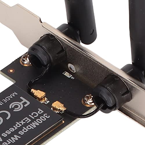 Tarjeta WiFi PCIe Dilwe para PC, tecnología 11N, antenas de alta ganancia, 802.11b/g/n, 300 Mbps, compatible con Windows 10/8.1/8/7 y Linux miniatura 7