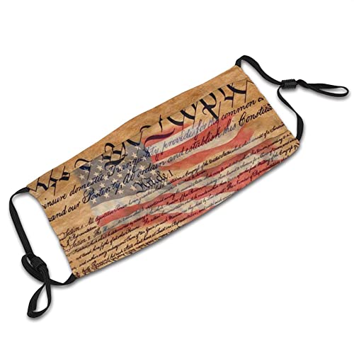 American Constitution Flag Mask We The People Mask Adult Kids Reusable Dust Face Mask With Filter Breathable Safety Travel Masks #TOP6