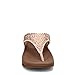 FitFlop Women's Glitzie Toe-Thong Sandal Sandal, nude, 8 M US