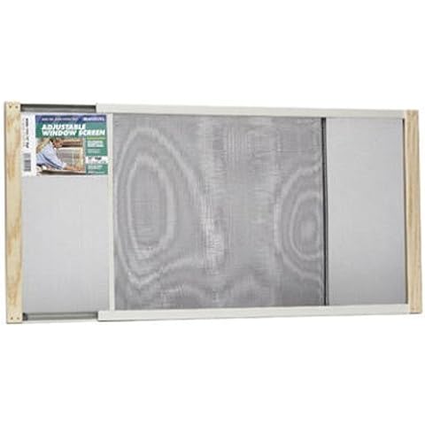 WB Marvin Frost King AWS1545 Adjustable Window Screen, 15in High x Fits 25-45in Wide, 25-45 W. Pack of 2 Cover