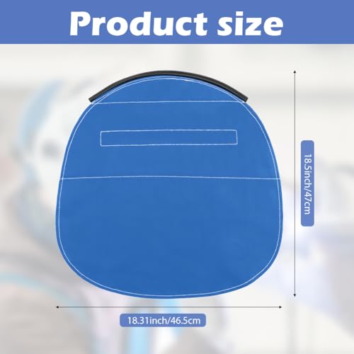Cobertura para Careta de Soldar, Protector de Cuello Azul miniatura 2