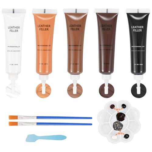 Kenbry Leather Repair Kit for Furniture, Couch & Car Seats,Vinyl Repair Kit