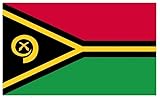 SAFIRMES Savirmes 2 x Vanuatu Magnet-Flagge, 6 x 3 cm, Magnetmagnet, Vanuatu
