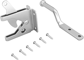 Operitacx 1 Set Fence Lock Heavy Duty Hinges Cabinet Hardware Hinges for Cabinet Doors Self Closing Hinges Spring Door Hinge Bolt Gate Latch for Wood Fence Gravity Lever for Wood Fence Metal