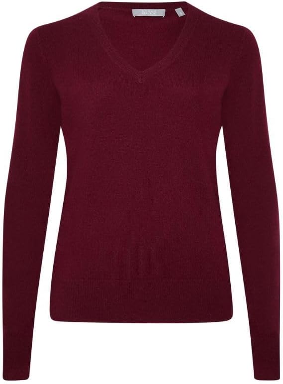 100% Pure Cashmere V-Neck Women's Sweater - Image 2