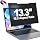 Magnetic Laptop Privacy Screen Filter 13.3 Inch for 16:9 Computer Monitor, Removable Anti Blue Light Privacy Shield, Anti-Glare Protector Compatible with Dell Hp Asus Lenovo - 8