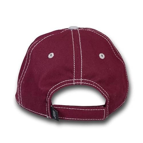 Gorra Joe Gibbs Racing de algodón burdeos con logo bordado miniatura 5
