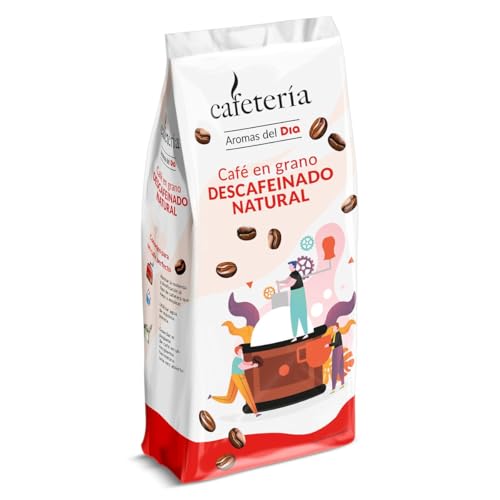 Café en grano descafeinado natural Cafetería de Dia bolsa 500 g