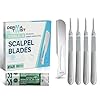 DermaTwist 14R Dermaplane Blades & #3 Scalpel Handle Professional Dermaplaning Tool for Face with Pack of 300 14R Dermaplane Blades & Stainless Steel Pack of 4#3 Scalpel Handle