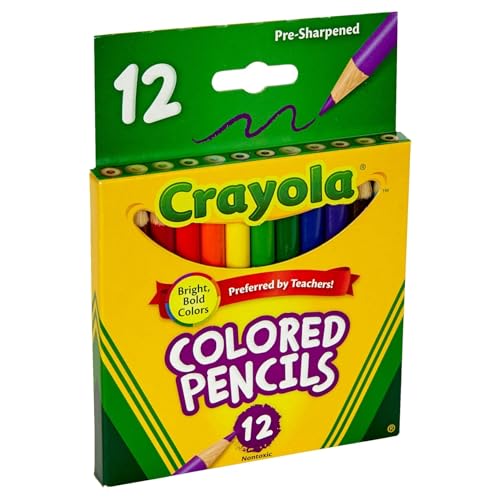 Crayola 68-4112 crayons de couleur courts 12 Pkg Short 6-Pack - 2