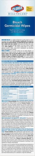 Cloroxpro Healthcare Bleach Germicidal Wipes, Healthcare Cleaning And Industrial Cleaning, Clorox Wipes, 50 Count Individually Wrapped Wipes - 31424 #TOP4