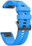 22 mm de ancho de banda de silicona para Garmin Fenix 5, pls kindly Compruebe su reloj Tamaño antes de la compra.