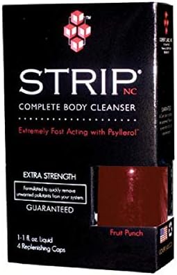 Strip Nc Complete Body Cleanser 1 Oz Liquid & 4 Caps a Covert Labs Extra Strength (Fruit Punch Flavor)